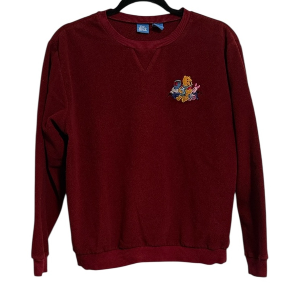 Disney Vintage Winnie the Pooh Crew Neck Fleece Sweatshirt